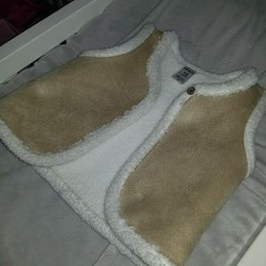 Baby girl winter vest